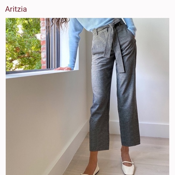 Aritzia Tie Front Wool Pant size ‘’00’’ Wilfred - Picture 2 of 5